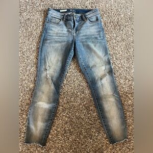 Kut from the Kloth Light Blue Distressed Skinny Jeans